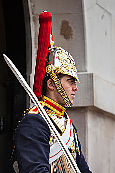 军人,马,守卫,尽职,白厅,伦敦,英格兰