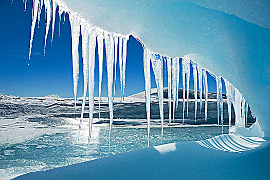 南极,冰柱,雪丘岛,威德尔海