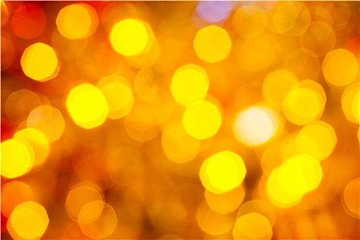 褐色,黄色,红色,闪闪发光,圣诞灯光