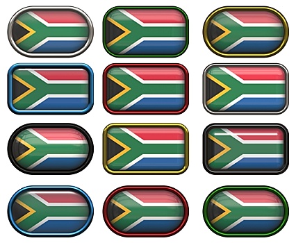 扣,旗帜,南非