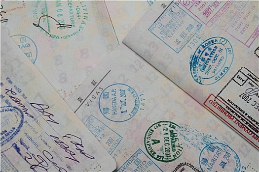 签证,护照
