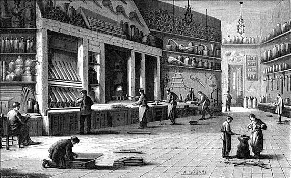 工业,工作间,巴黎,19世纪