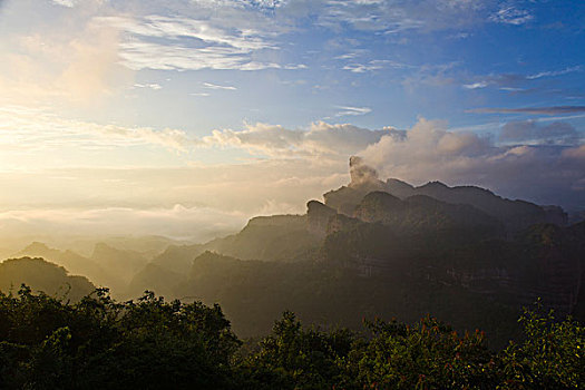 丹霞山,风光,地貌