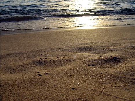 沙子,海水