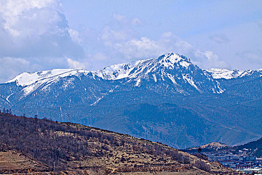 雪山自然景观