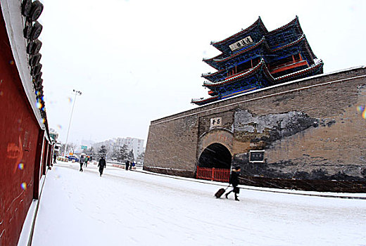 古建雪景