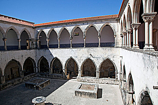 回廊,墓地,寺院,耶稣,托马尔,葡萄牙,2009年