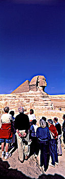 埃及,开罗,吉萨,金字塔,背景