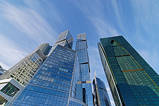 摩天大楼,复杂,莫斯科,俄罗斯