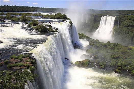 瀑布,巴西,世界遗产,国家公园,南美