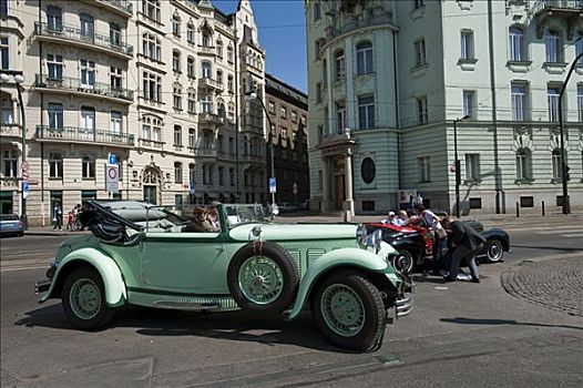 老爷车,布拉格,捷克共和国,欧洲