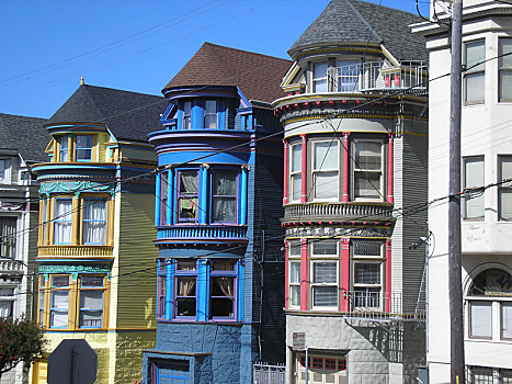 老,房子,旧金山