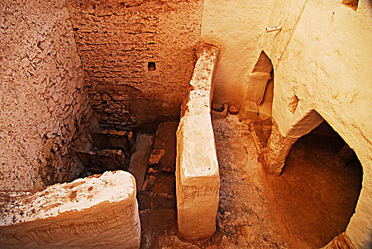 libya,ghadames,old,stone,latrines,unesco,world,heritage,site