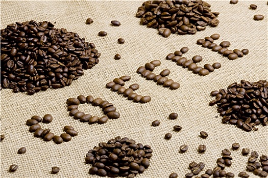 标识,咖啡豆