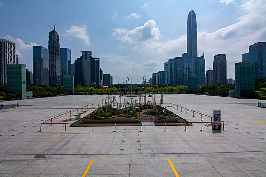 深圳市民广场路面城市建筑