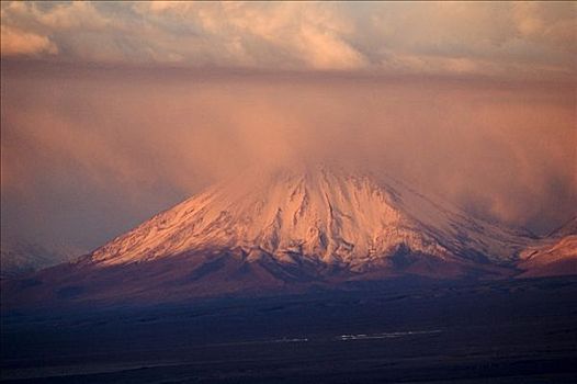 火山,阿塔卡马沙漠,南美