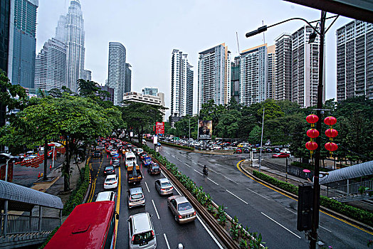 吉隆坡城市街景