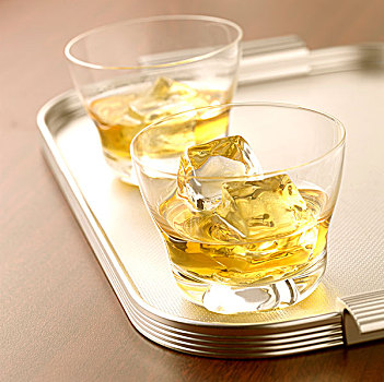 威士忌杯,托盘