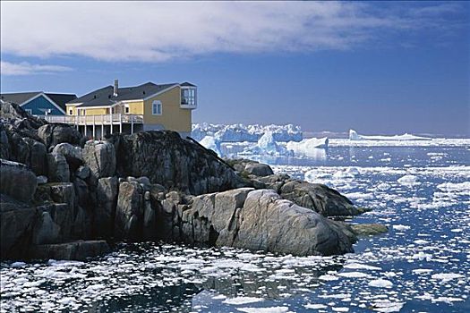 房子,迪斯科湾,伊路利萨特,格陵兰
