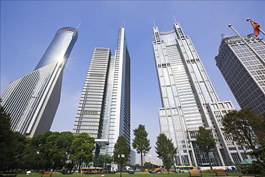 高层建筑,现代,浦东,上海,中国