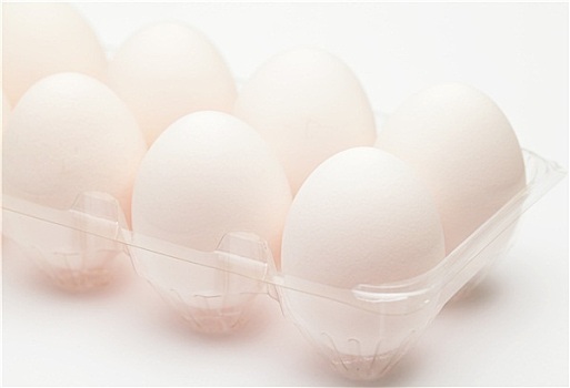 白色,卵,塑料容器