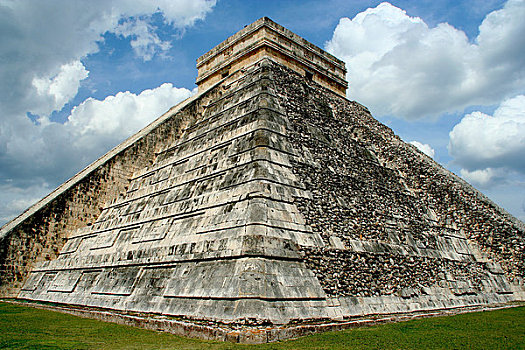 遗址,金字塔,库库尔坎金字塔,奇琴伊察,尤卡坦半岛,墨西哥