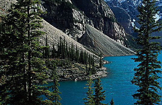 湖,加拿大,落基山脉