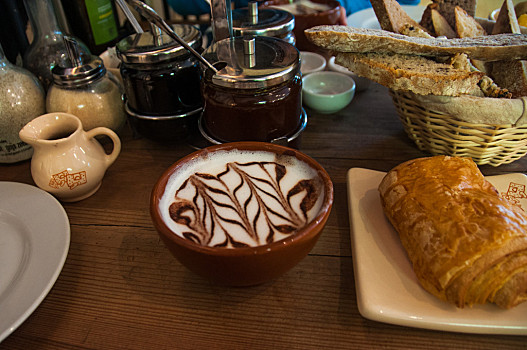 热巧克力,糕点,布宜诺斯艾利斯,阿根廷
