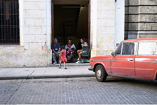 街景,哈瓦那,古巴