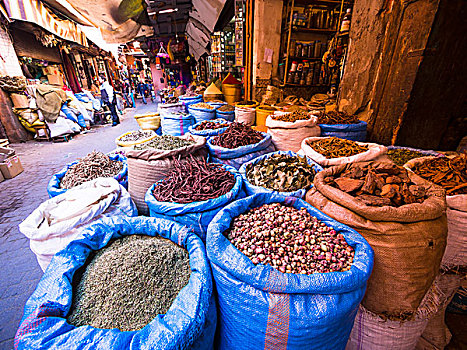 包,调味品,历史,麦地那,露天市场,市场,玛拉喀什,摩洛哥,非洲