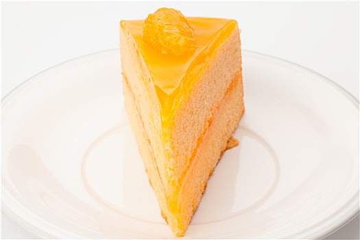 橙色,蛋糕