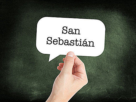 圣塞巴斯蒂安,书写,对话气泡框