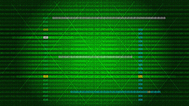 二进制计算机代码背景01数字,矩阵数据技术网络设计背景