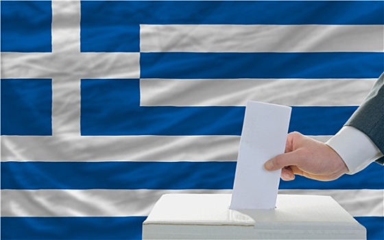 男人,投票,选举,希腊