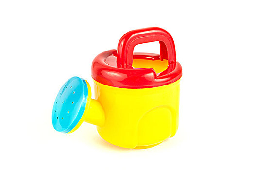 红色,黄色,塑料制品,玩具,洒水壶