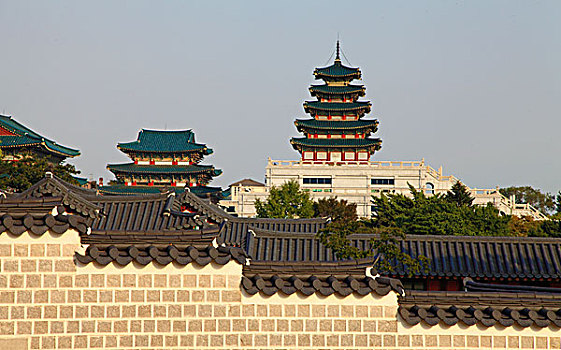 韩国,首尔,国立民族博物馆
