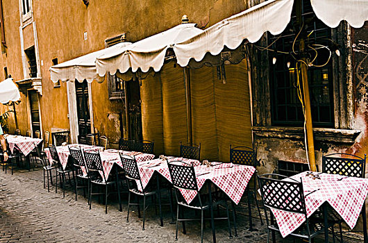街头餐厅,罗马,意大利