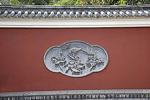 重庆华岩寺墙雕