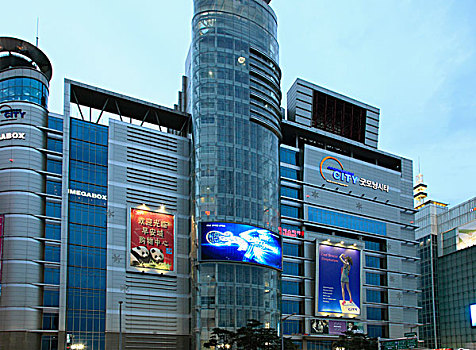 韩国,首尔,区域,现代建筑