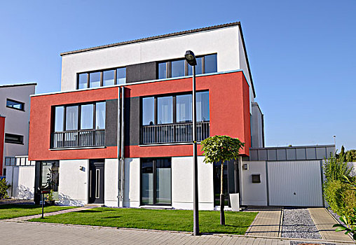 现代住宅,车库,德国,北莱茵威斯特伐利亚,科隆