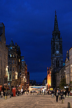 爱丁堡夜景