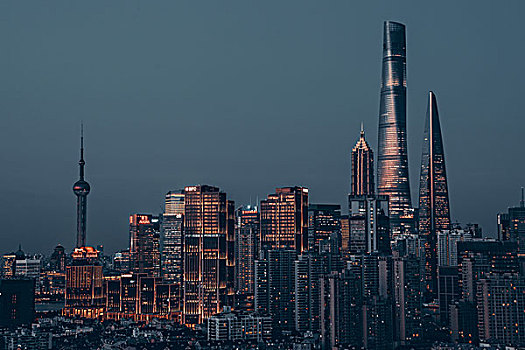 上海建筑民居夜景