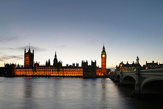 大本钟,威斯敏斯特宫,议会大厦,世界遗产,伦敦,英格兰,英国,欧洲