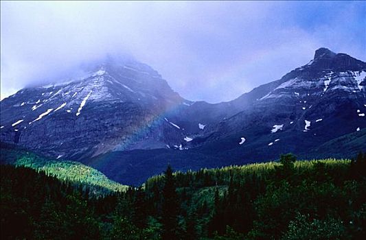 落基山脉,卡纳纳斯基斯县,艾伯塔省,加拿大