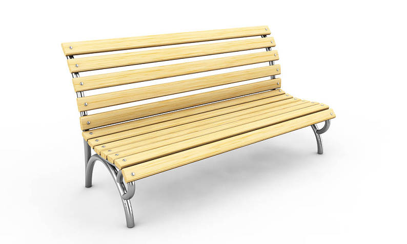 公园长椅,拱形,白色背景,正面,长椅,图像_高清图片_全景视觉