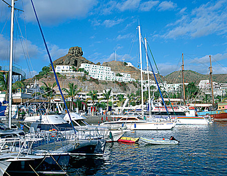 码头,波多黎各,大卡纳利岛,加纳利群岛