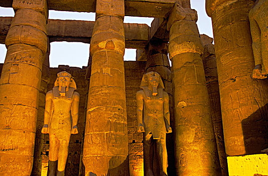 埃及,路克索神庙,庙宇