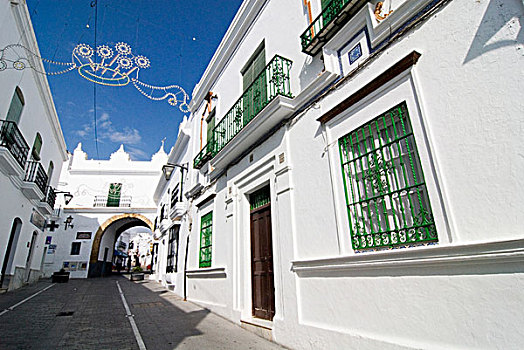 城门,别墅,安达卢西亚,西班牙,欧洲