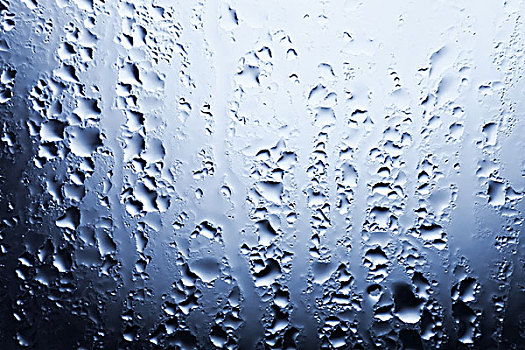 水滴,窗玻璃,雨