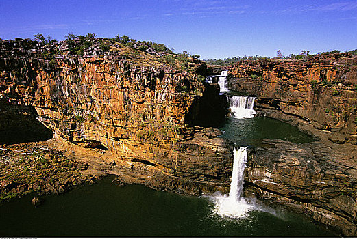 瀑布,金伯利,西澳大利亚